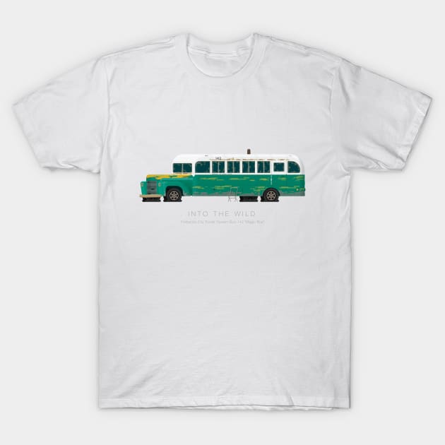 Into the Wild - Famous Cars T-Shirt by Fred Birchal